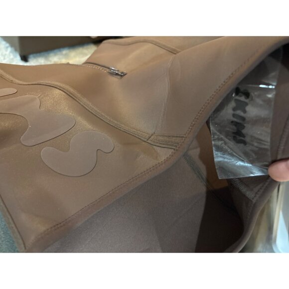 Skims Strapless Brown Sculpting One-Piece Swimsuit With Front Zipper Xtra-Life S - Picture 11 of 11